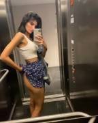 Caught in the elevator [GIF]