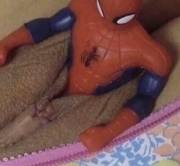 Spidey having some chill time