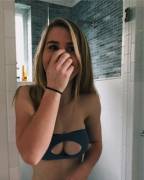 Showing by the shower