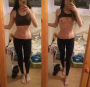 My workout clothes and tiny tits