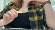 Just casually pulling out my tits at my desk 