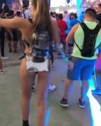 I bet a lot of people stand behind her at festivals