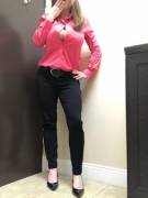 Just got out of a meeting at corporate and hadn’t noticed that one of my buttons came undone! The meeting was an hour long. I wonder when it came undone!