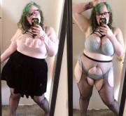 a peek of what’s under my outfit