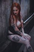 My last photoshoot for hopeful suicidegirls
