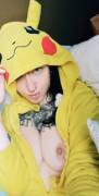 [f] Pikachu onesie