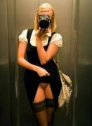 Headed to class, wearing the appropriate underwear