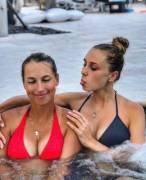 Tennis players Yulia Putintseva and Anna Smolina