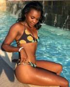 American sprinter Serenity Douglas