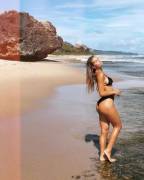 American surfer Molly Kirk