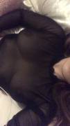 20/UK. BF doesn't like me wearing this mesh top, but free the nips??