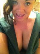 I've pulled my top down ready for your hot liquid, who's going to give it to me?