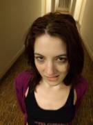 This was last year, but I didn't share at the time... After a night of being used and left dripping in more ways than one, that's where Sir left me: my face coated in his Gift and kneeling in the hotel hallway...