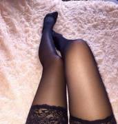 I'll try to feel your tongue through the nylon 