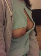 Wife broke her shirt :-)