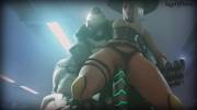 Ashe riding B.O.B. (SageOfOsiris) [Overwatch]