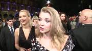 Jennifer Lawrence & Natalie Dormer's accidental kiss