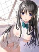 Getting a little wet