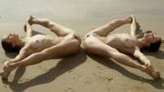Julietta and Magdalena - Beach Contortions