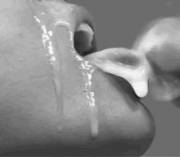 A thick, gooey mess for her to enjoy