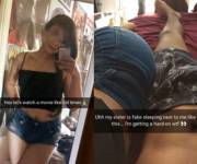 [B/S] We were watching a movie in my room and she started rubbing her ass against me after 'falling asleep'