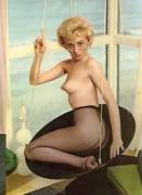 Francine Brocky and Judy Roulette from Mr. Magazine April 1966 (AIC)