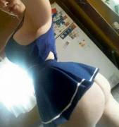 Found another skirt that fits funny