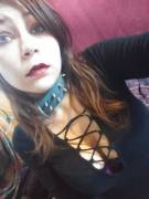 Collarded and waiting for Daddy