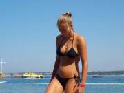 Girls having fun on vacation