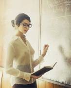 The teacher has my full attention for once.