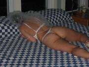 She's all tuckered out...