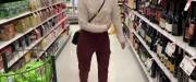Flashing my titty in Target!!!