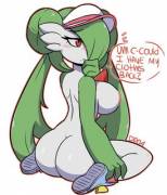 Gardevoir in a precarious position (DarkPrincess04)