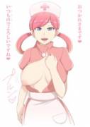 Nurse Joy flashing