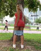 Paola Skye with the attempt