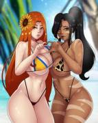 Leona and Nidalee (DokiDraw)