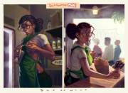 Breast milk latte [boxofwant]