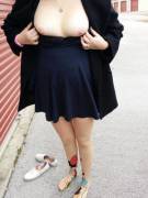 Letting the girls out a[f]ter church