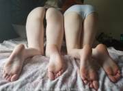 Happy Easter! Here's a pic o[f] our soles. 