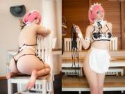 [Self] Ram's panties couldn't fit, so she had to take them off~ by Mikomin