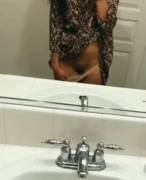 What I'm really up to in your bathroom [F]