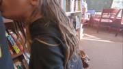 Sucking dick near a stranger in a busy public library!