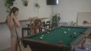Playing pool