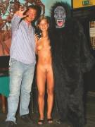 At a halloween party