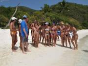 Naked and embarrassed