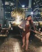 Thank God for Asian chicks with thick thighs...