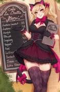 Black Cat D.Va's menu (merunyaa)