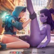 Playtime 2 - Tracer x Widowmaker (forceballfx)