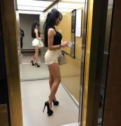 Wonder if she's going up or going down?