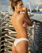 I thought she had a peach.